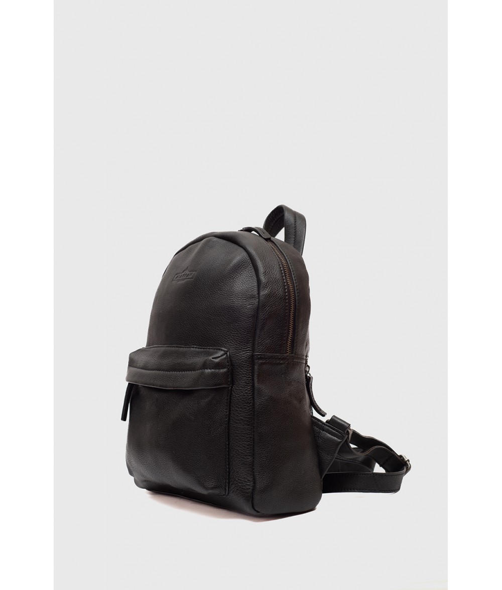 Murphy Black Mini Leather Backpack Alaskan Leather Company